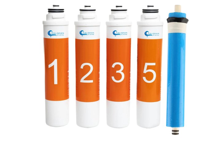Su Arıtma Cihazı 5 Aşama Filtre Seti Standart Membranlı